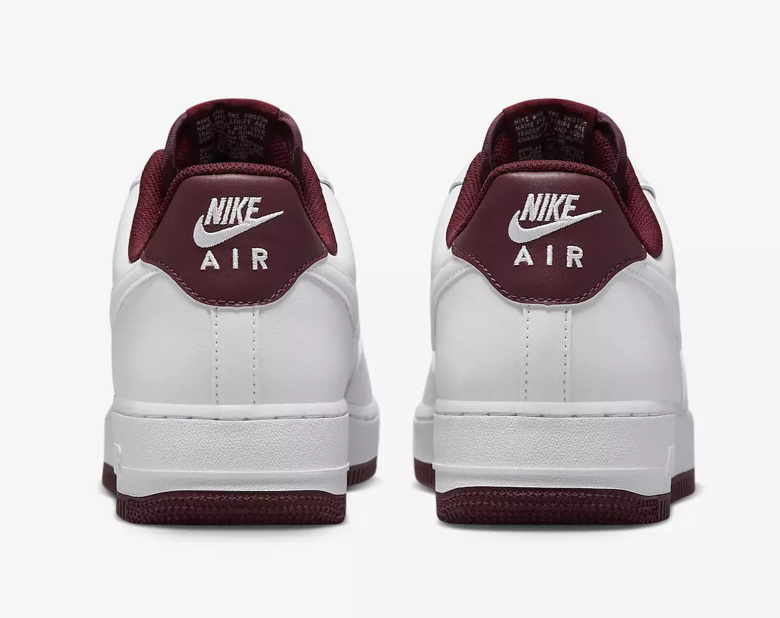 Nike Air Force 1 Low White Dark Beetroot DH7561-106 Шығарылған күні