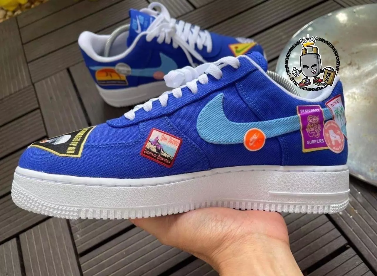 تاریخ انتشار Nike Air Force 1 Low Los Angeles DX2304-400