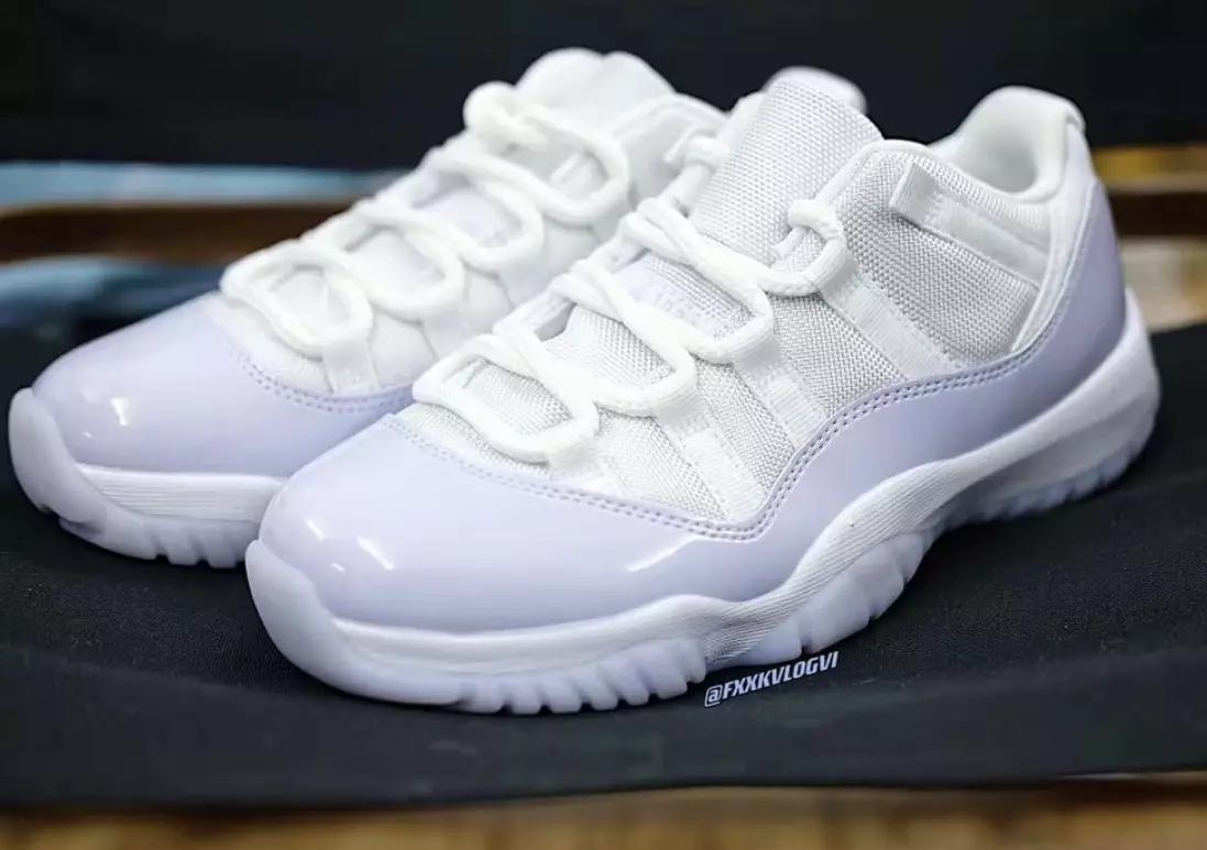 Womens Air Jordan 11 Low Pure Violet AH7860-101 Útgáfudagur