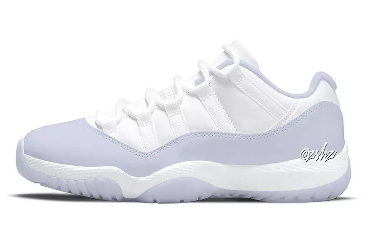 Mock pentru data lansării Air Jordan 11 Low Pure Violet WMNS