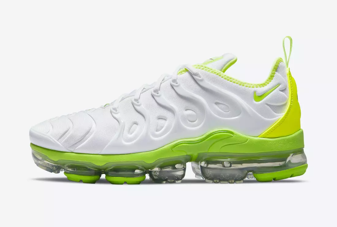 Nike Air VaporMax Plus White Volt DJ5975-100 Data lansării