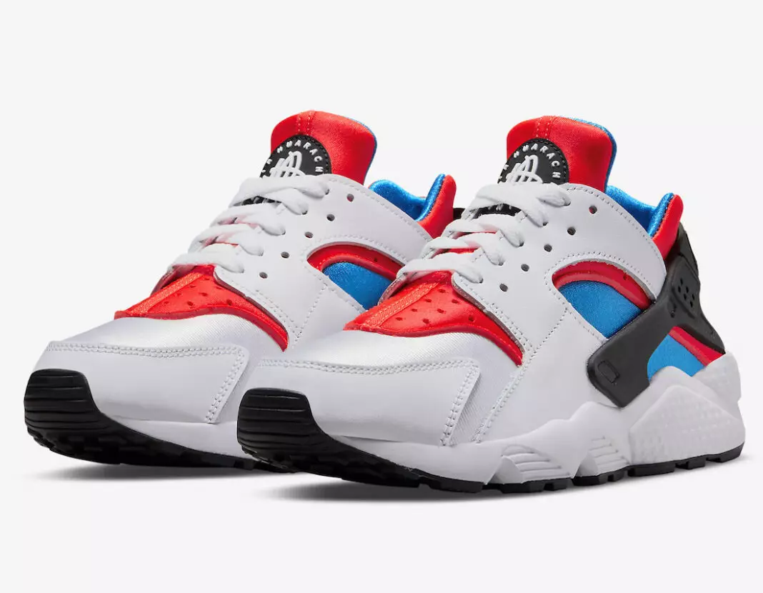 Nike Air Huarache Rauður Hvítur Blár DV2220-100 Útgáfudagur