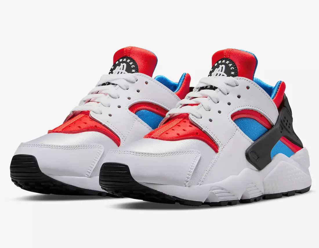 Nike Air Huarache Punane Valge Sinine DV2220-100 väljalaskekuupäev