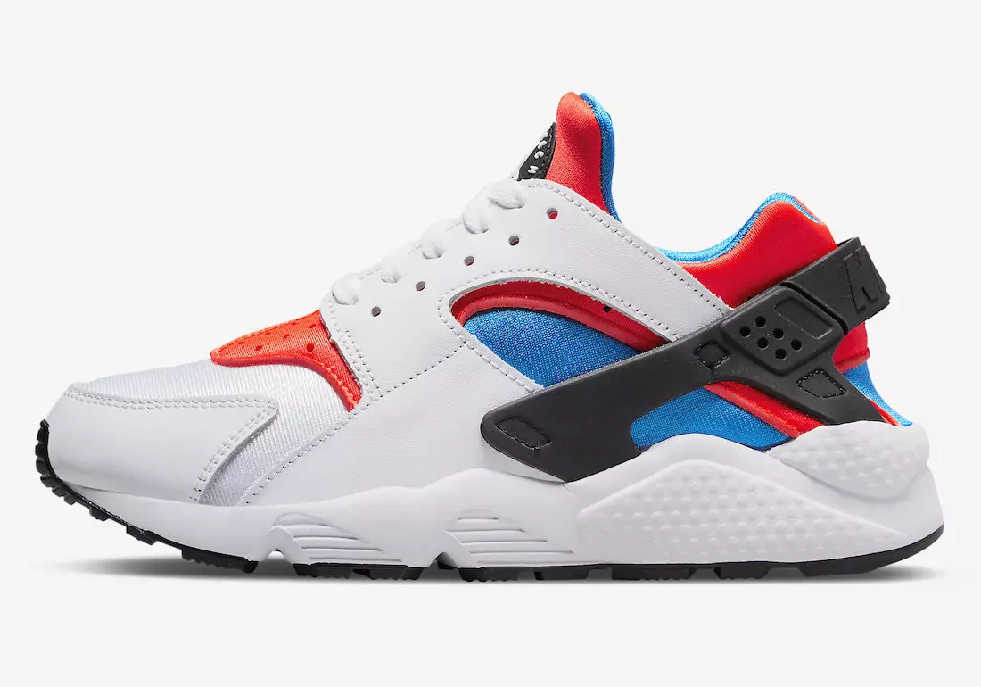 Nike Air Huarache Red White Blue DV2220-100 Chiqarilgan Sana