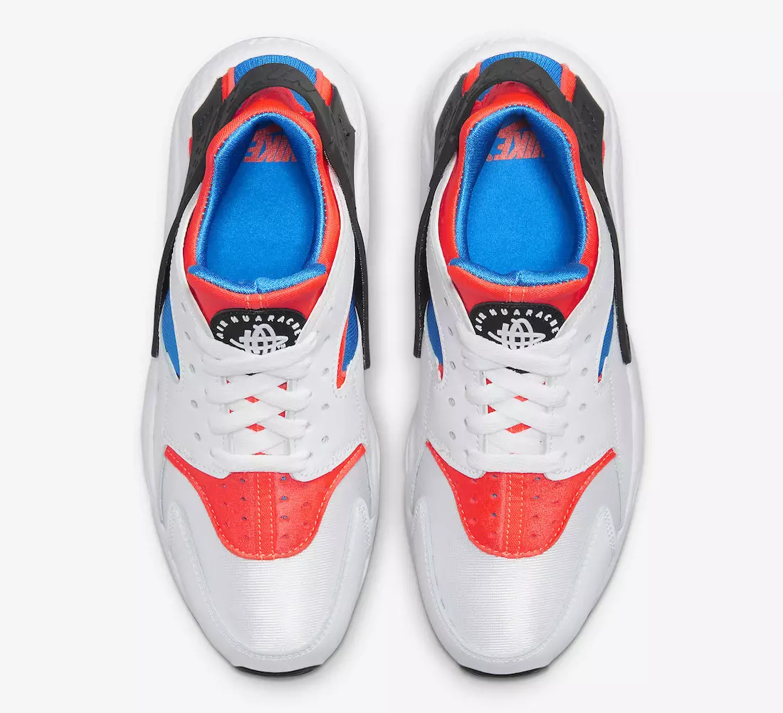 Nike Air Huarache Vermell Blanc Blau DV2220-100 Data de llançament