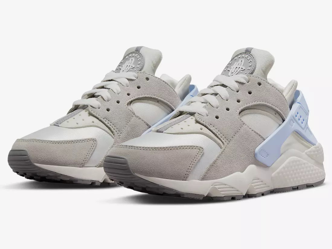 Nike Air Huarache apparaît en gris et bleu célestine