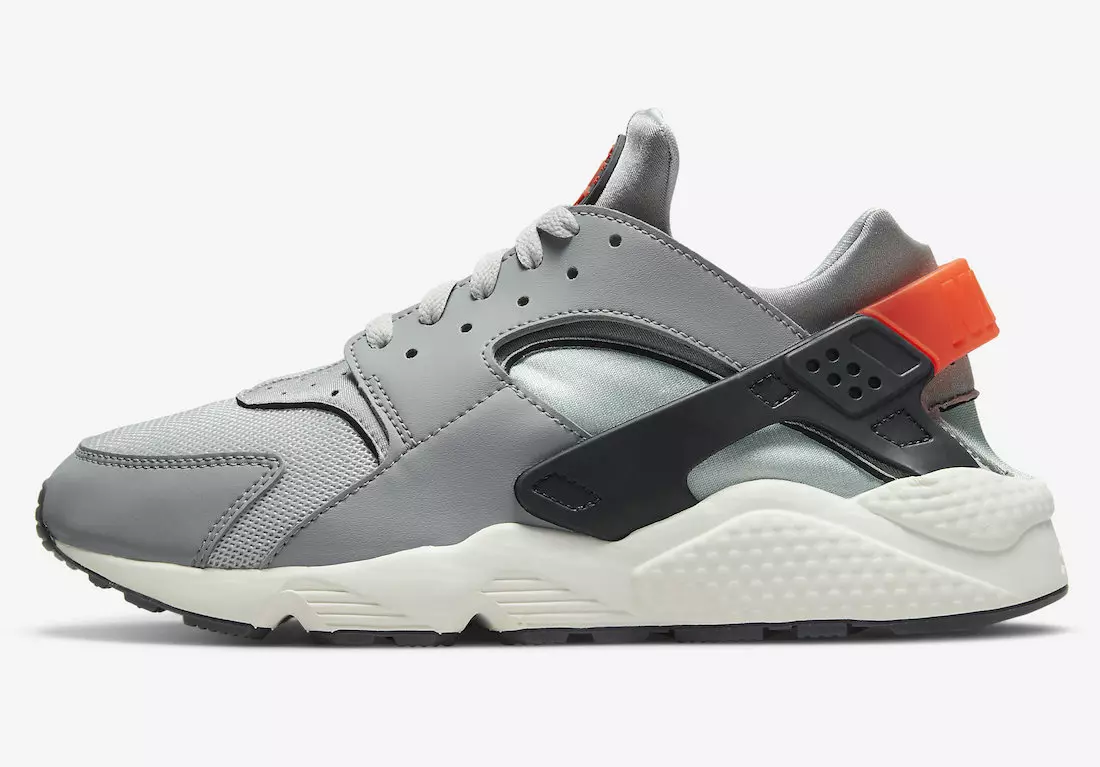 Código de estilo Nike Air Huarache cinza laranja: DR8606-001 Data de lançamento