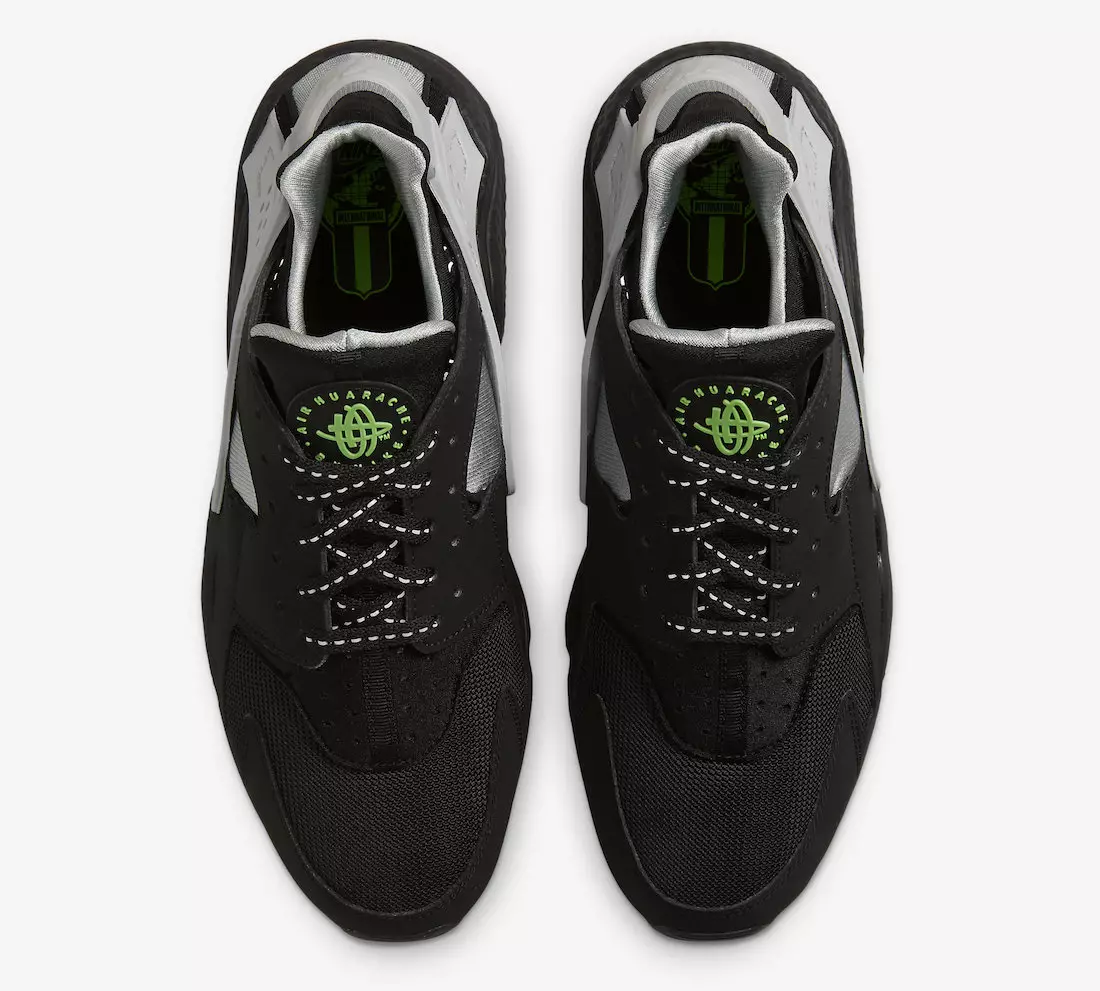 Nike Air Huarache Black Grey Green DR0141-001 Data premiery