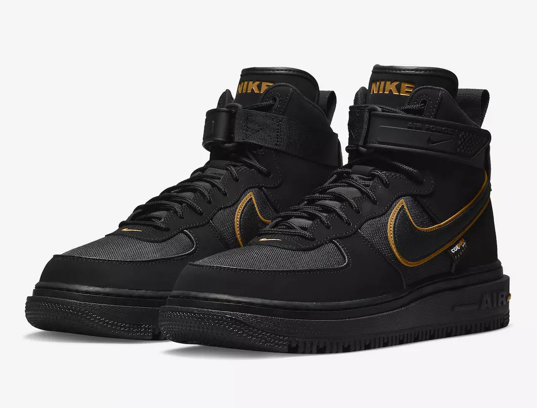 Bota Nike Air Force 1 Cordura Black Wheat DO6702-001 Data de llançament