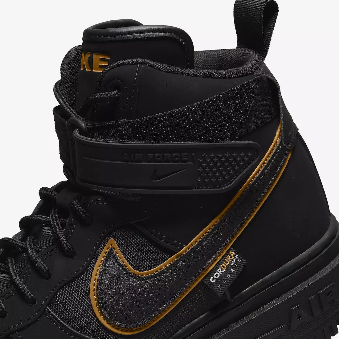 Nike Air Force 1 Boot Cordura Siyah Buğday DO6702-001 Çıkış Tarihi