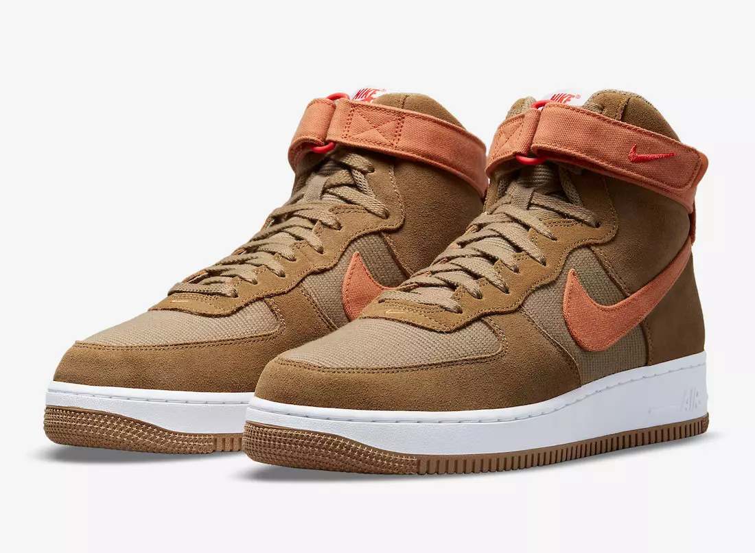 Nike Air Force 1 High Brown Orange DH7566-200 Шығарылған күні