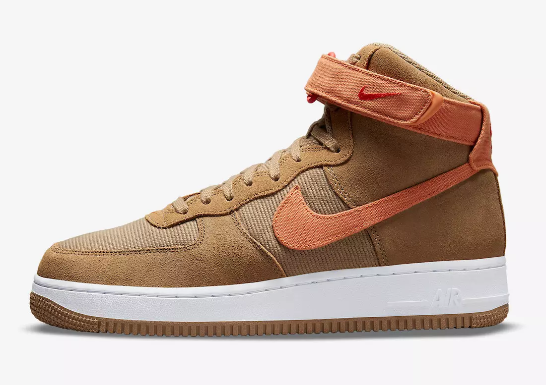 Nike Air Force 1 High Marró Taronja DH7566-200 Data de llançament