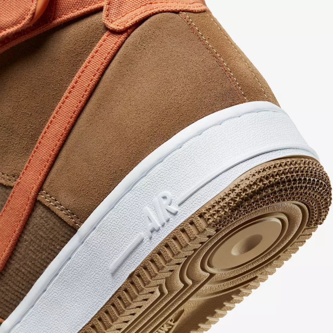 Nike Air Force 1 Héich Brown Orange DH7566-200 Release Datum