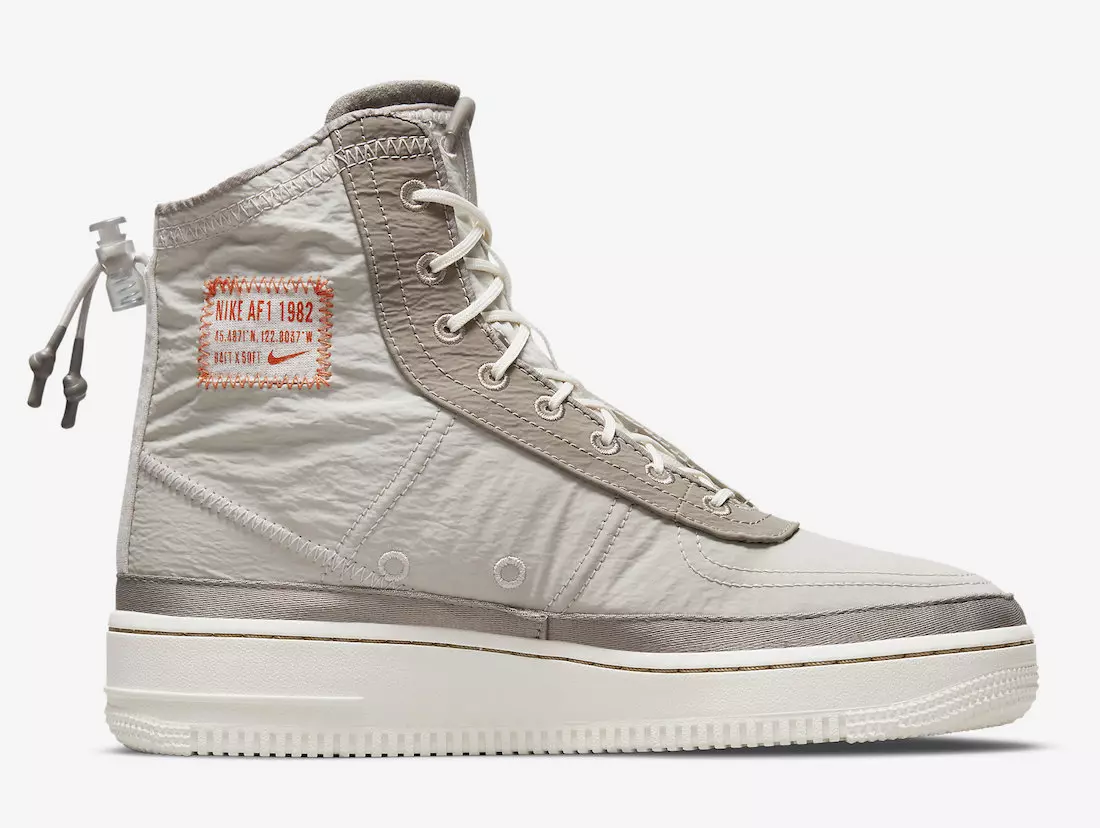 Nike Air Force 1 Shell DO7450-211 išleidimo data