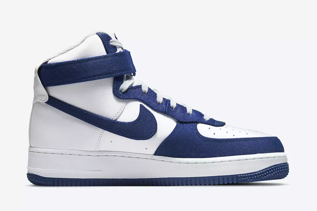 Nike Air Force 1 High EMB Dodgers Rush Blue DC8168-100 Release Datum