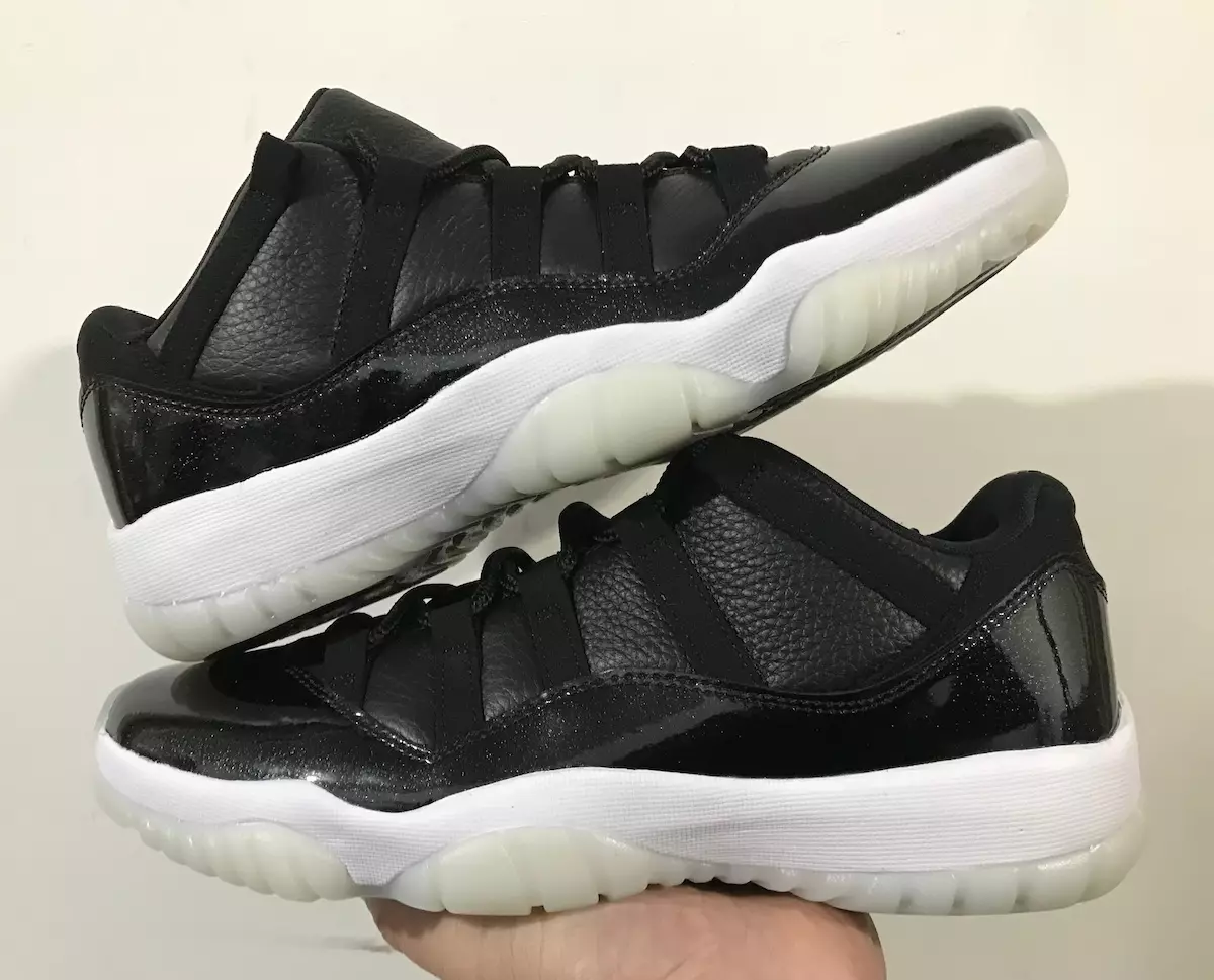 Air Jordan 11 Low 72-10 AV2187-001 Дата выпуску ў руках