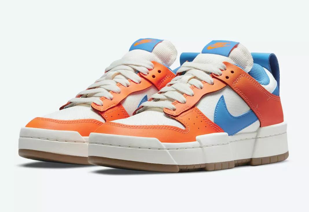 Nike Dunk Low Disrupt Total Oranžová Světle Foto Modrá CK6654-104 Datum vydání