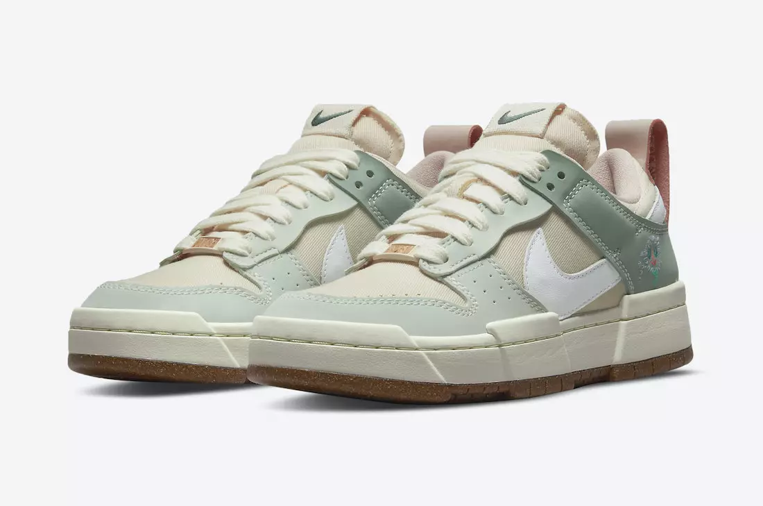 Nike Dunk Low Disrupt "Seafoam" leveres med genbrugselementer