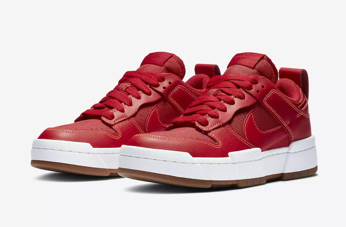 Nike Dunk Low Disrupt Red Gum CK6654-600 шығарылым күні