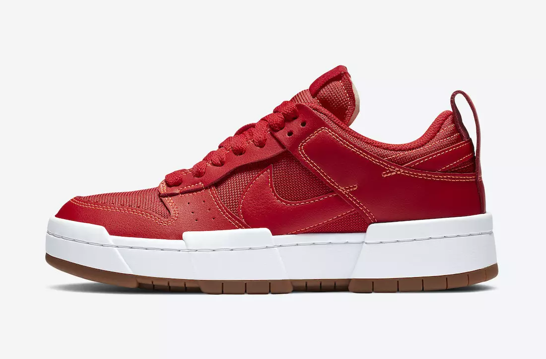 Nike Dunk Low Disrupt Red Gum CK6654-600 ဖြန့်ချိသည့်ရက်စွဲ