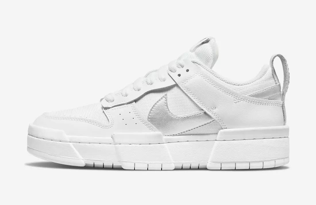 Nike Dunk Low Disrupt fehér ezüst DJ6226-100 Megjelenés dátuma