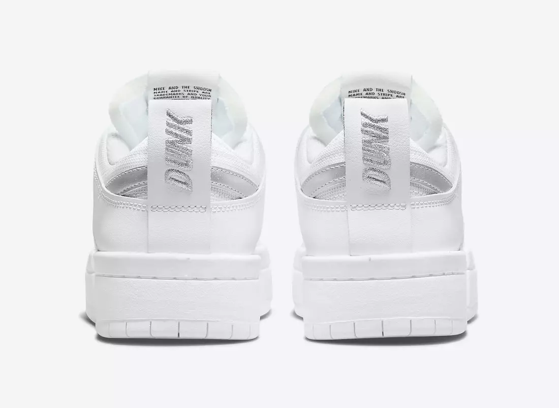 Nike Dunk Low Disrupt White Silver DJ6226-100 Dátum vydania