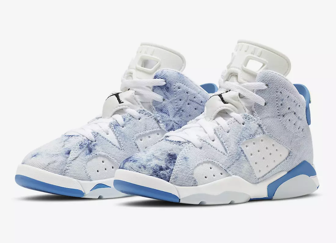 تاريخ إصدار Air Jordan 6 Acid Wash Denim Kids DX6176-100