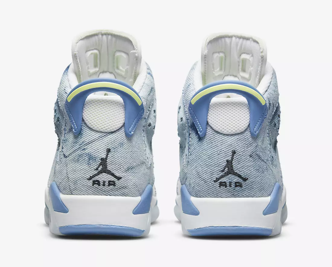 Air Jordan 6 Yuyulmuş Denim DM9045-100 Buraxılış Tarixi