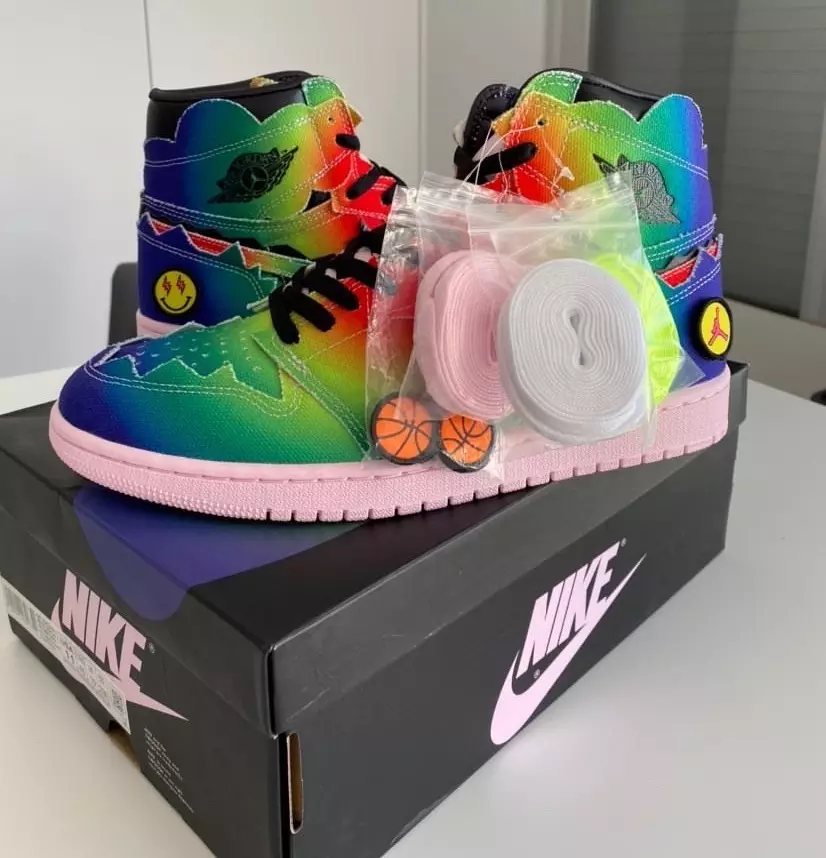 J Balvin Air Jordan 1 High OG DC3481-900 Release Date