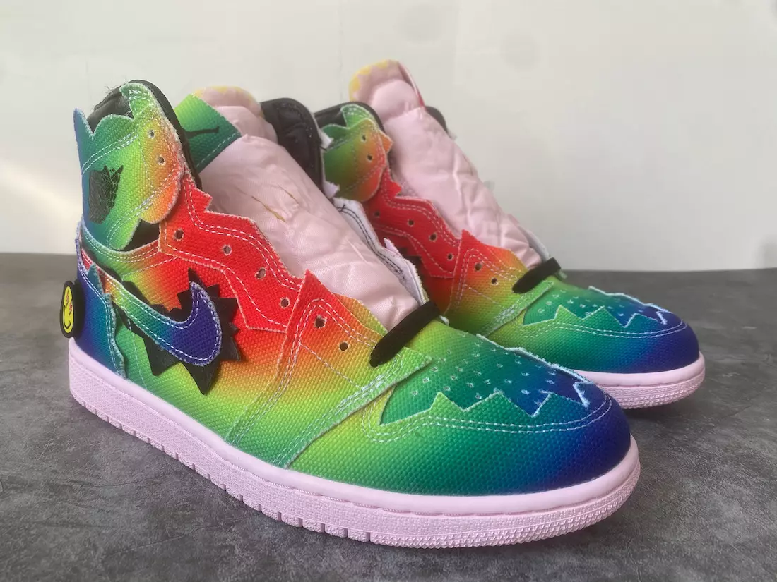 عبوة تاريخ الإصدار J Balvin Air Jordan 1 DC3481-900