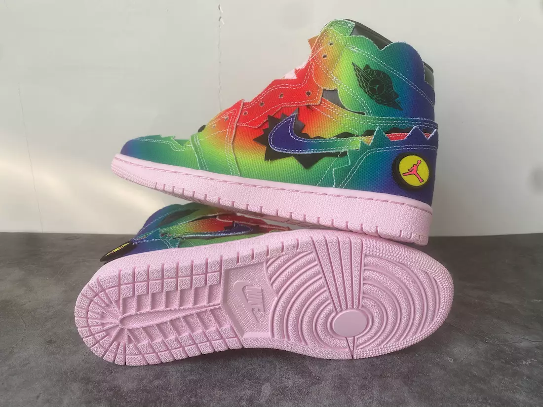 J Balvin Air Jordan 1 DC3481-900 Pakiranje s datumom izdavanja