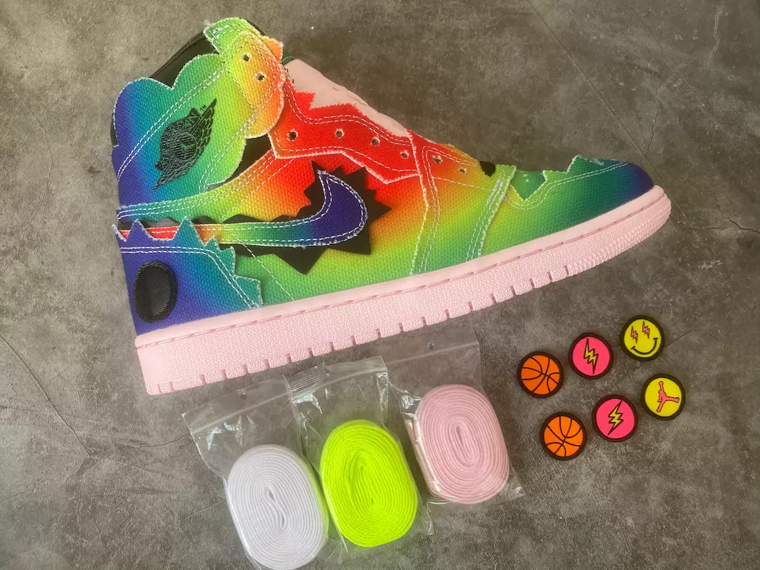 عبوة تاريخ الإصدار J Balvin Air Jordan 1 DC3481-900