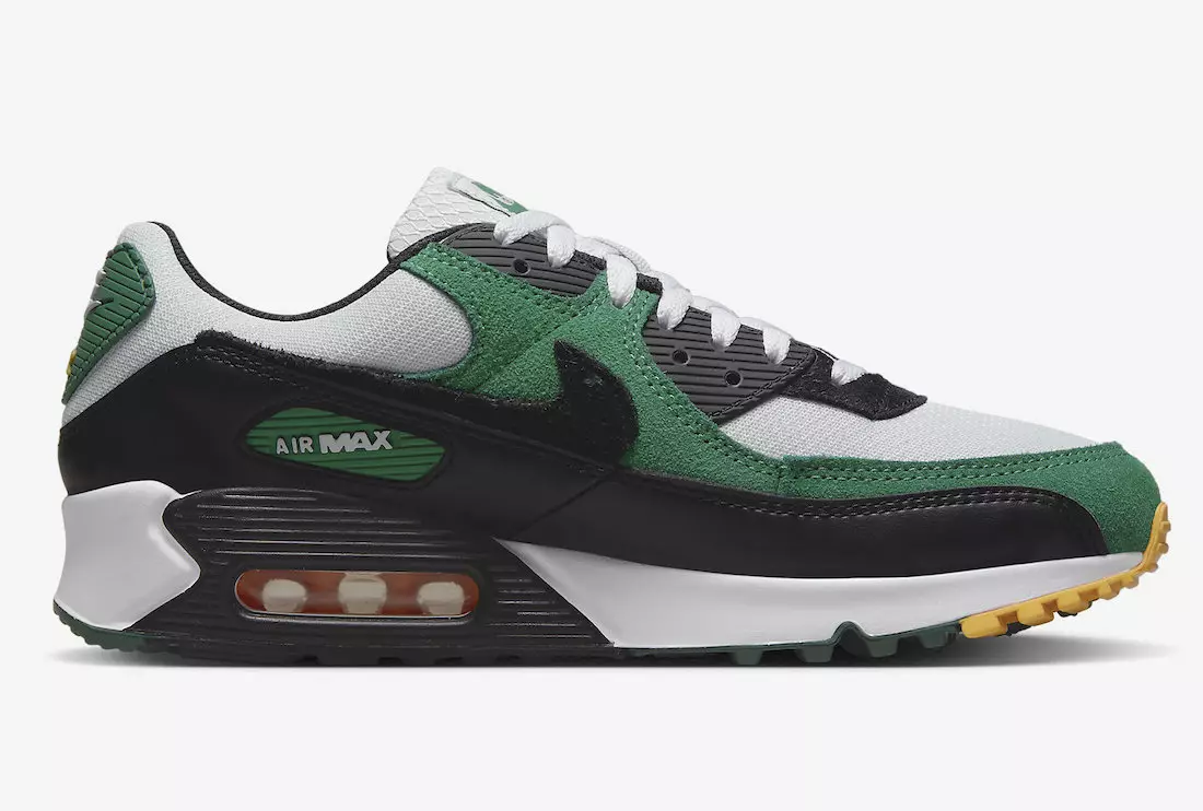 Nike Air Max 90 Gorge Green University Gold DM0029-004 გამოშვების თარიღი