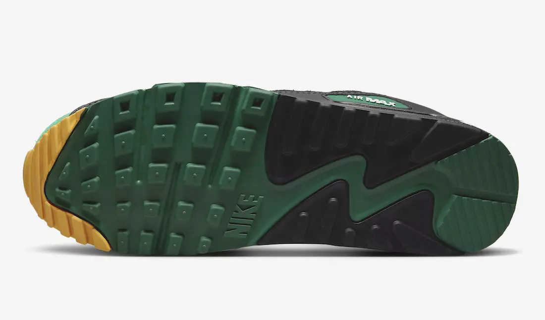 Nike Air Max 90 Gorge Green University Gold DM0029-004 Data de lançamento