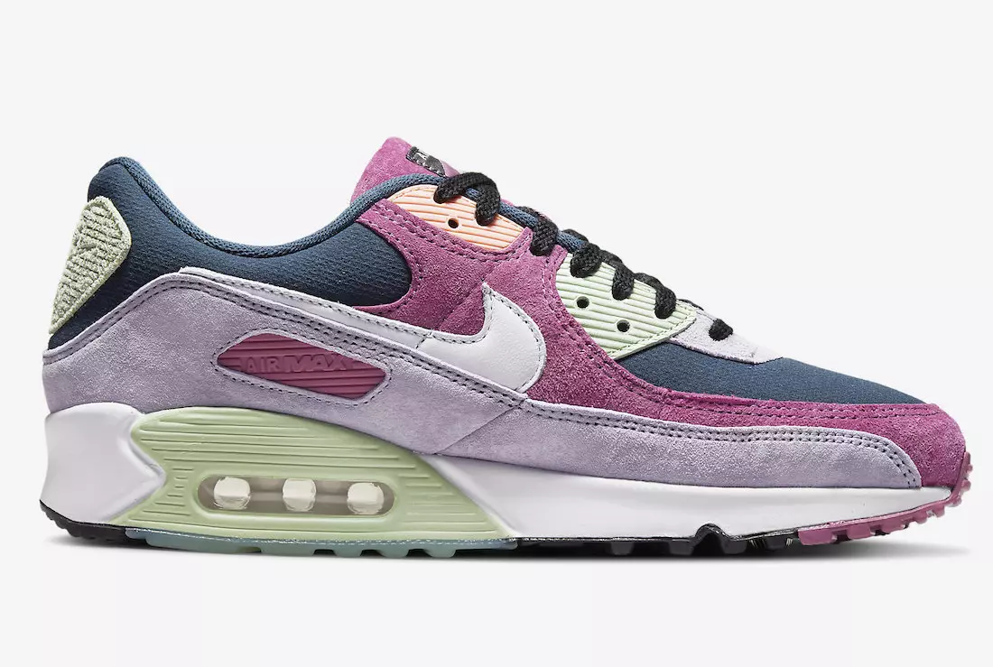 Nike Air Max 90 NRG Light Bordeaux DM0035-500 מעלדונג טאָג