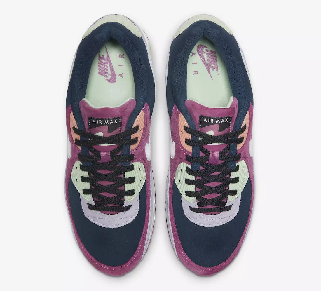 Nike Air Max 90 NRG Light Bordeaux DM0035-500 מעלדונג טאָג