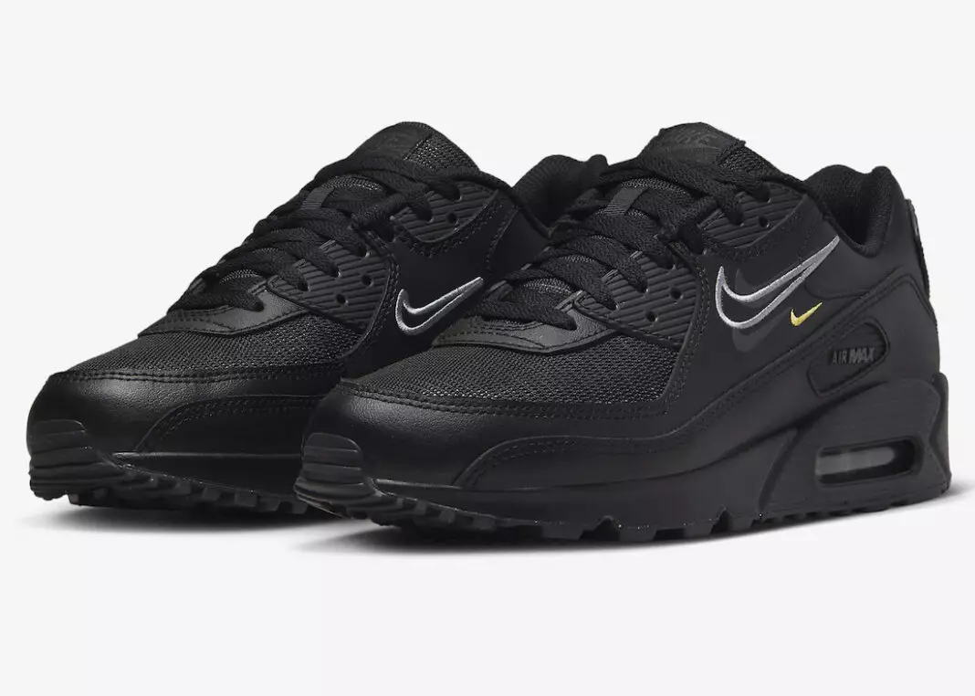 Nike Air Max 90 Black Multi Swoosh DX2651-001 تاريخ الإصدار