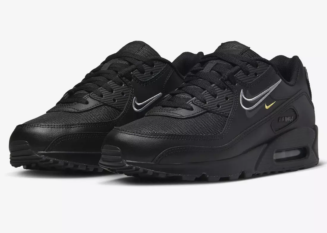 Stealthy Nike Air Max 90 med multi-swooshes