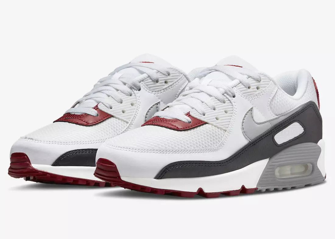 Nike Air Max 90 részletes Varsity Red színnel