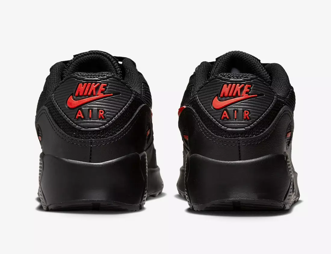 Nike Air Max 90 Black Red DX9272-001 Дата выпуску