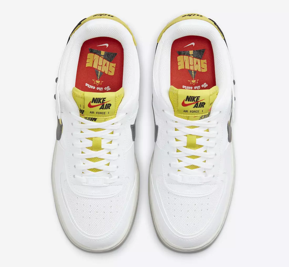 Nike Air Force 1 Shadow Go The Extra Smile DO5872-100 Data de lançamento