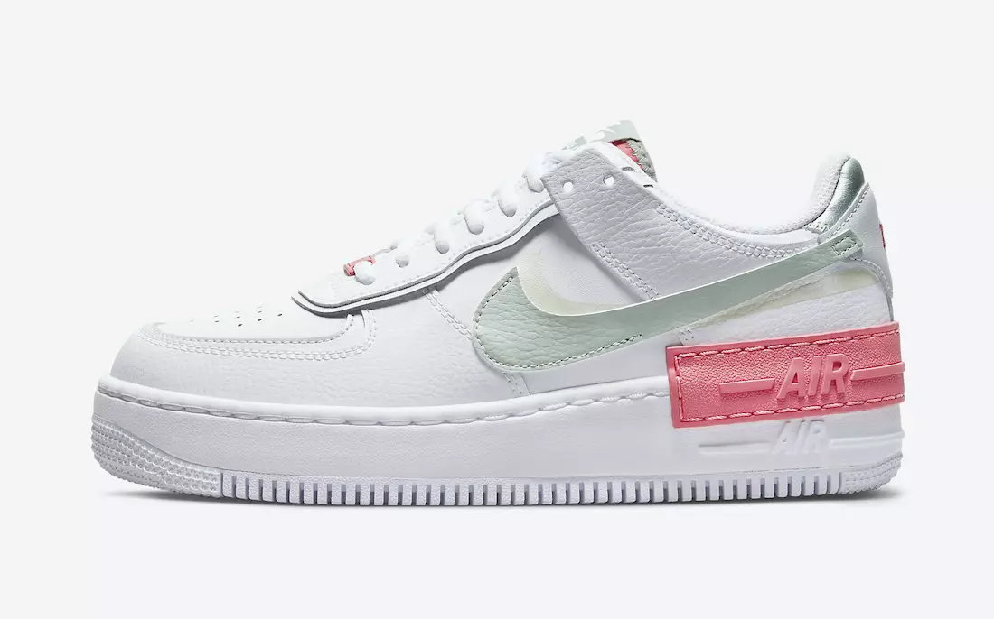 Nike Air Force 1 Shadow White Jade Smoke Archeo Pink CI0919-112 Data de llançament