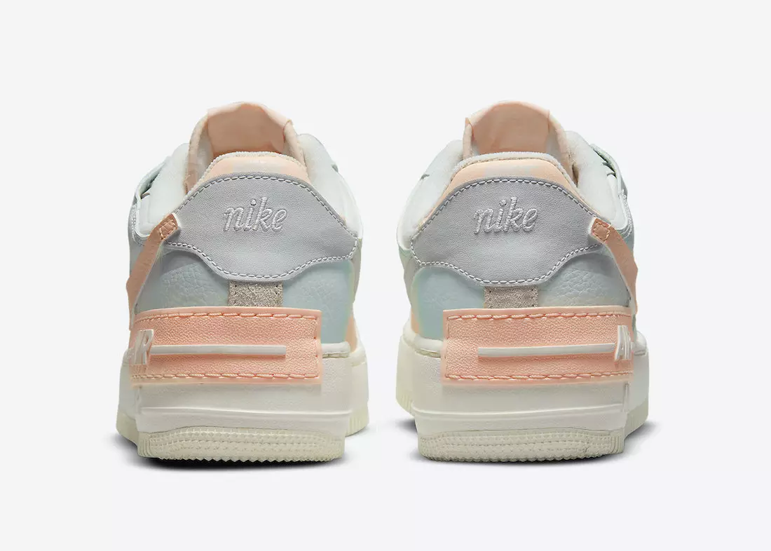 Air Force 1 Shadow Barely Green Crimson Tint من نايك CU8591-104 تاريخ الإصدار