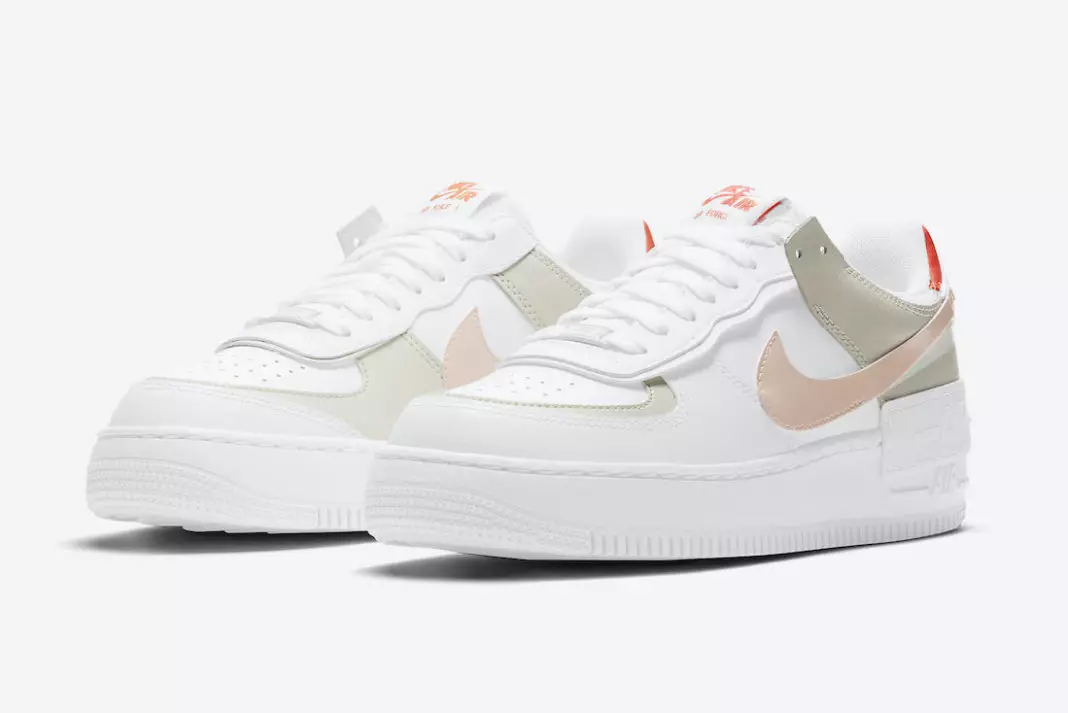 Nike Air Force 1 Shadow White Crimson Tint Bright Mango DH3896-100 Datum vydání