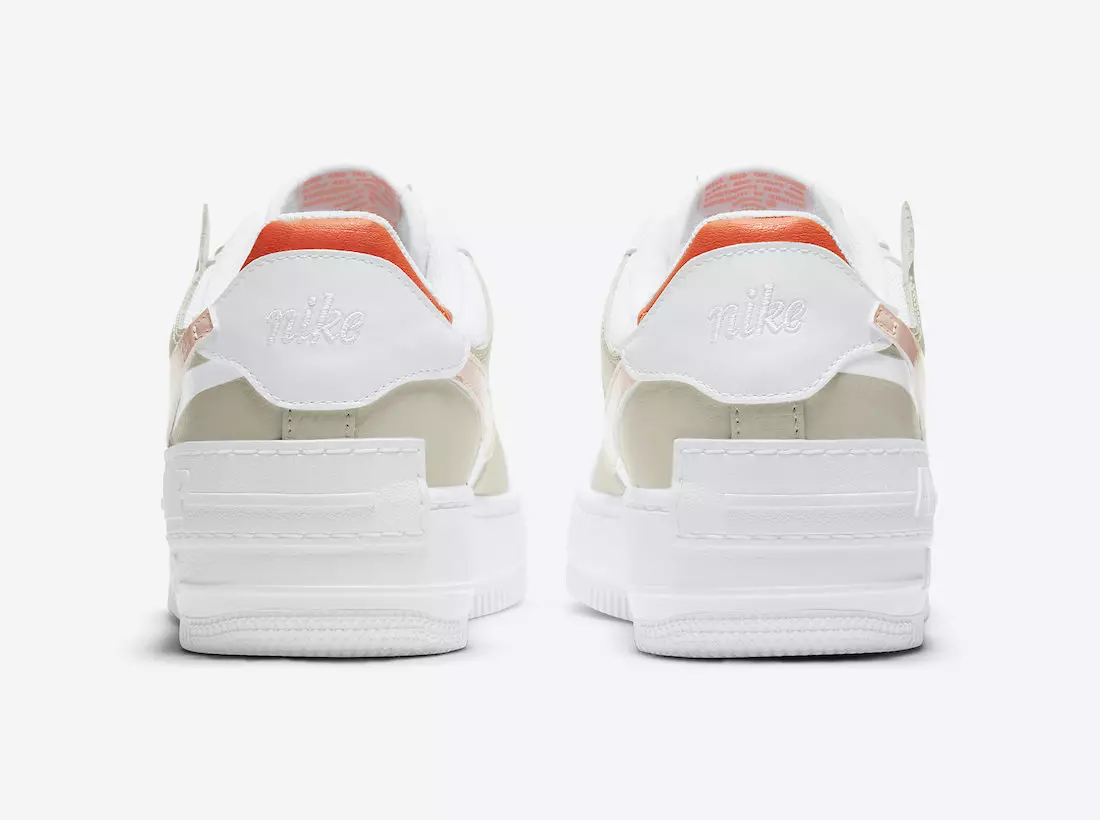 Nike Air Force 1 Shadow White Crimson Tint Bright Mango DH3896-100 Datum izlaska