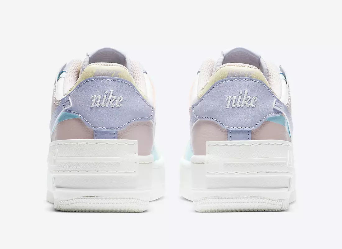 Ημερομηνία κυκλοφορίας Nike Air Force 1 Shadow Pastel CI0919-106