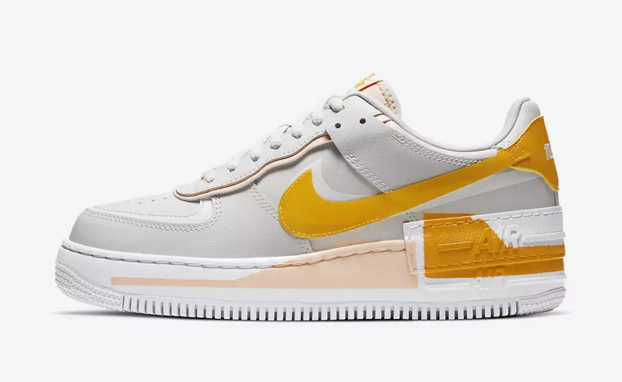 Nike Air Force 1 Shadow Vast Grey Pollen Rise CQ9503-001 Data lansării