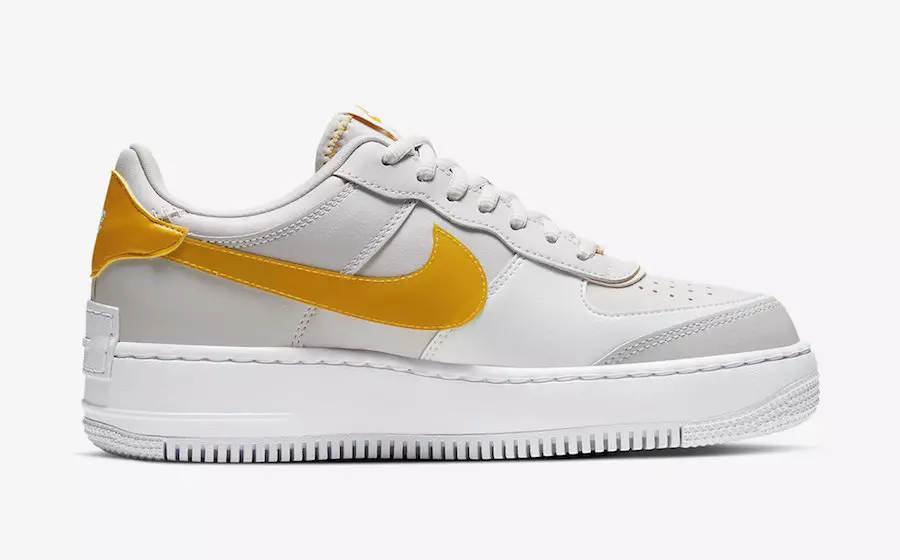 Nike Air Force 1 Shadow Vast Grey Pollen Rise CQ9503-001 გამოშვების თარიღი