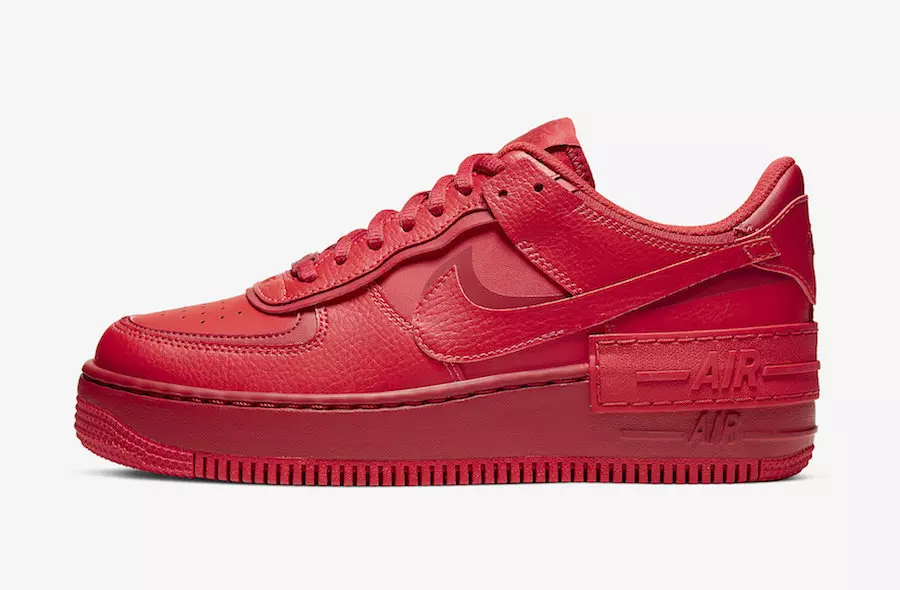 Fecha de lanzamiento de Nike Air Force 1 Shadow University Red CU3012-661