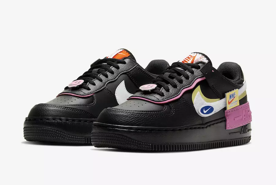 Nike Air Force 1 Shadow Black Fuchsia CU4743-001 تاريخ الإصدار